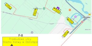 zdjęcie przedstawia mapę objazdu